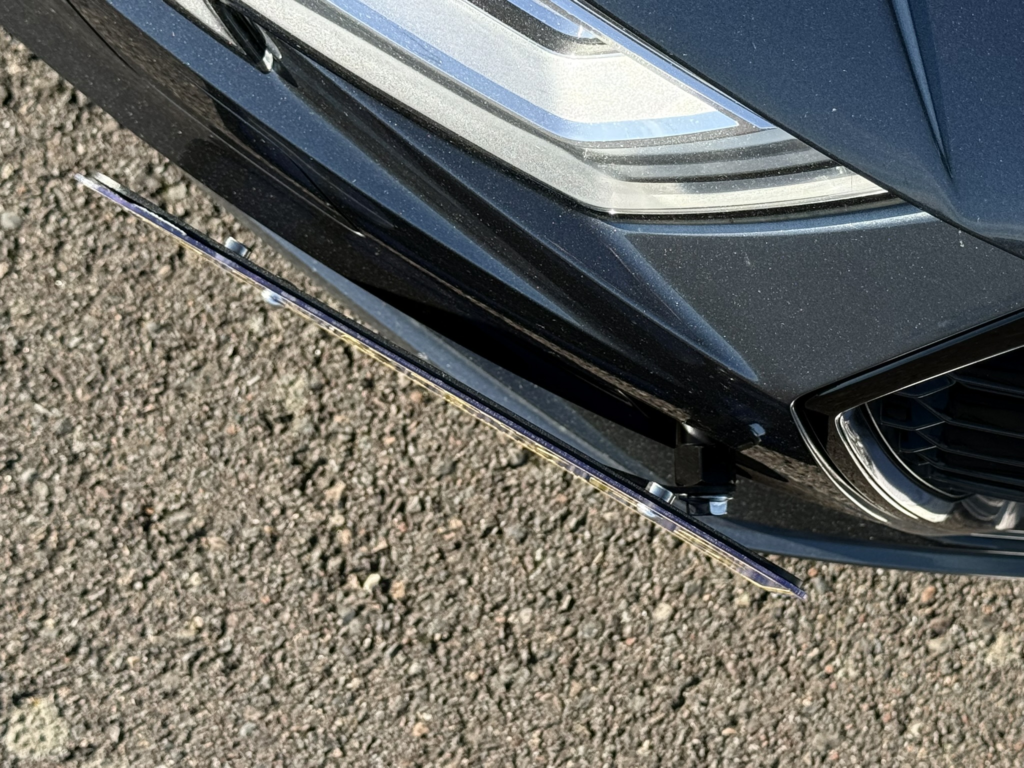 The Platypus License Plate Mount for Audi RS 3 8V 2017 to 2026 2017-2020