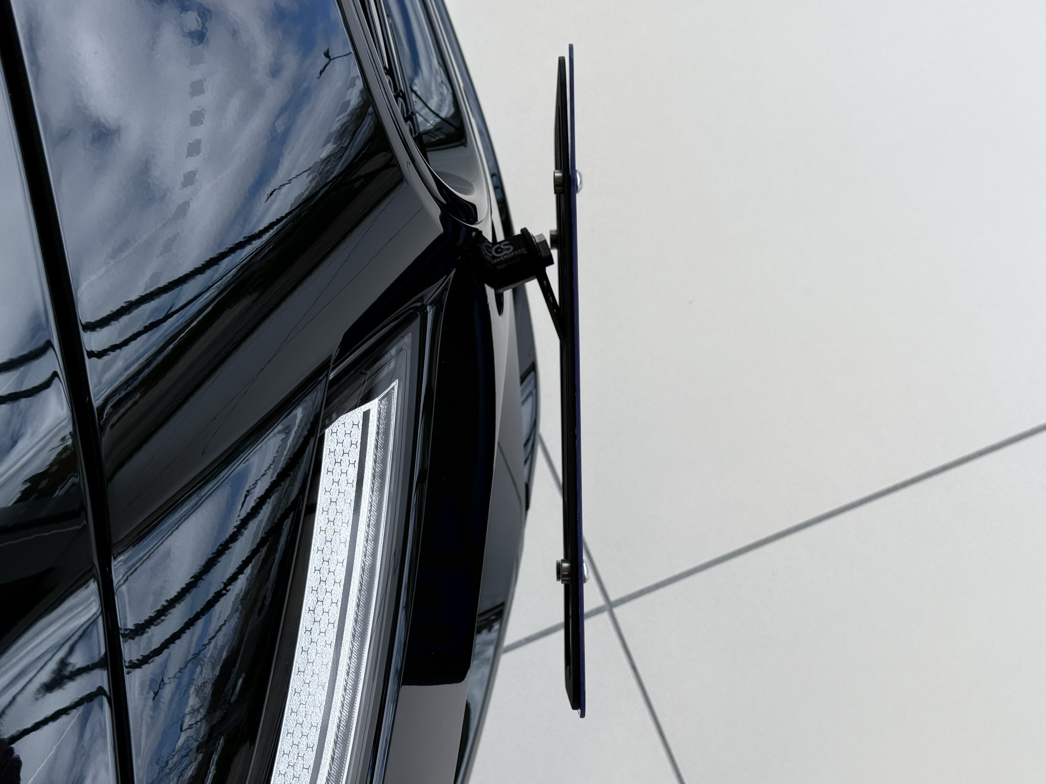 The Platypus License Plate Mount for Jaguar XF 2009 to 2024