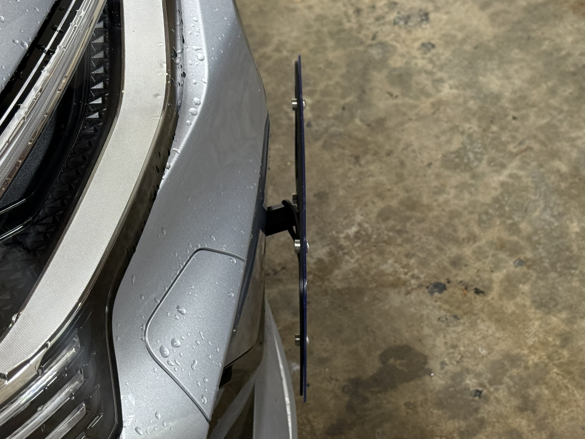 The Platypus License Plate Mount for Audi e-tron 2019 to 2023