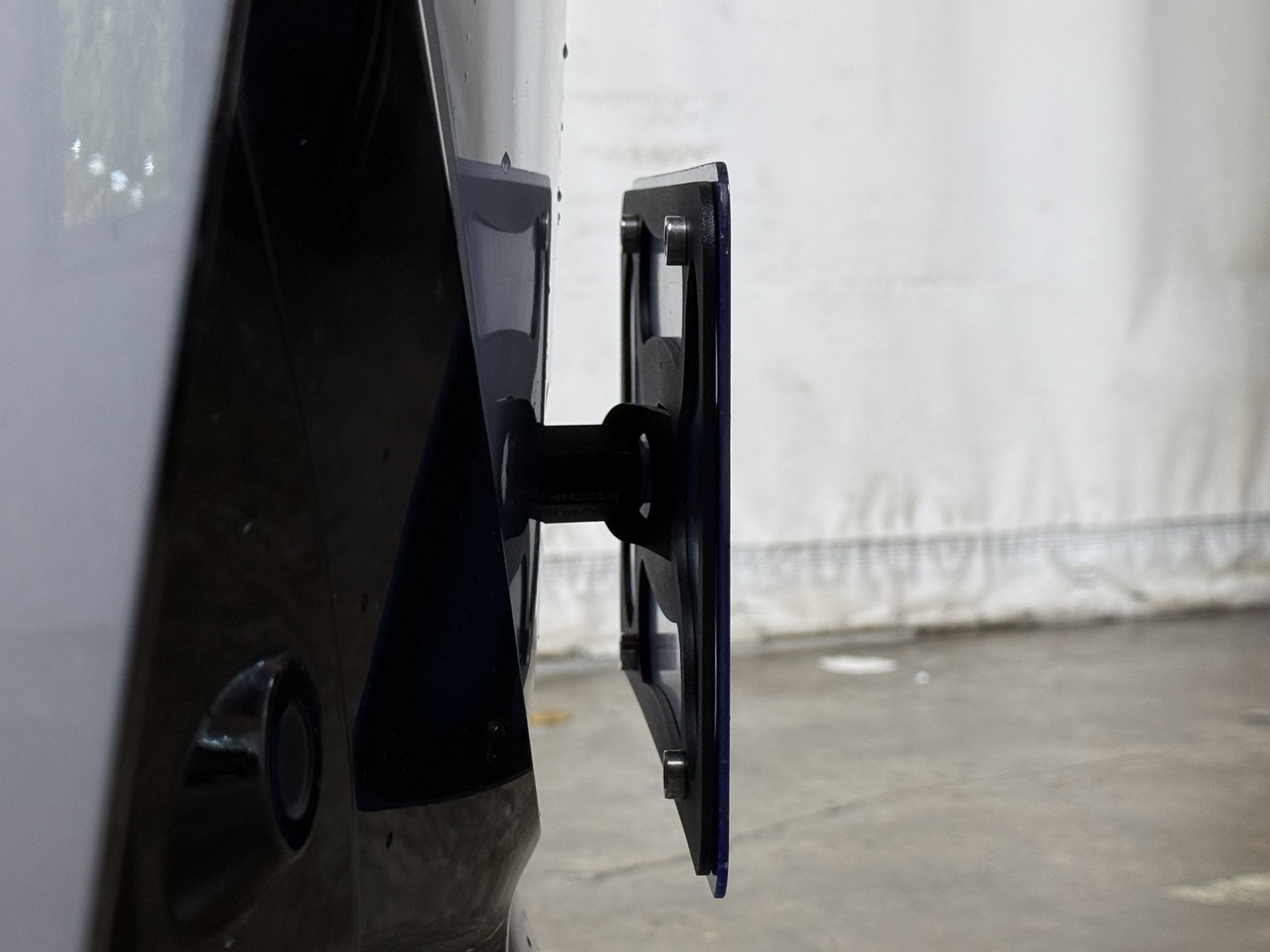 The Platypus License Plate Mount for Audi e-tron 2019 to 2023