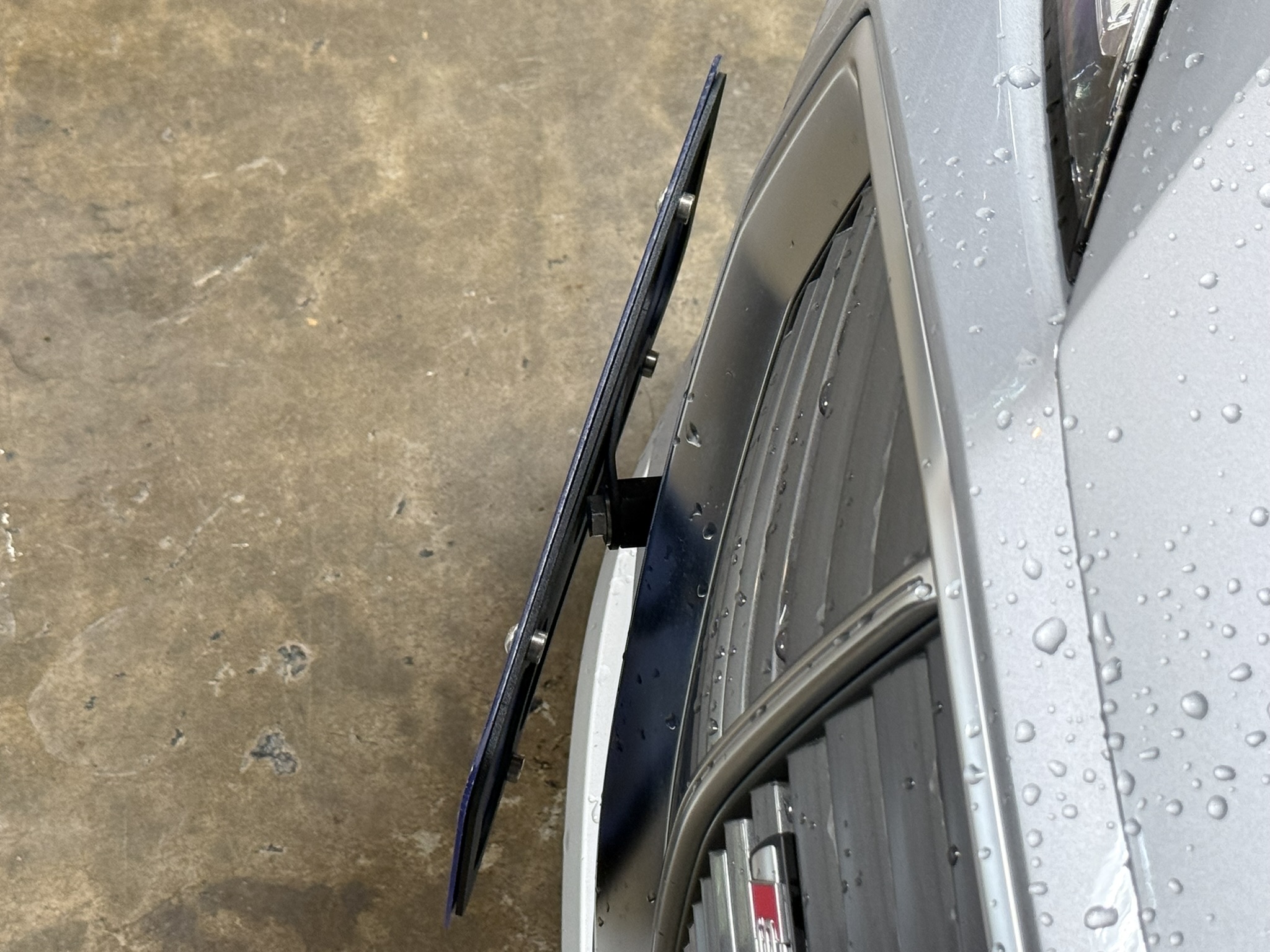 The Platypus License Plate Mount for Audi e-tron S 2022 to 2023