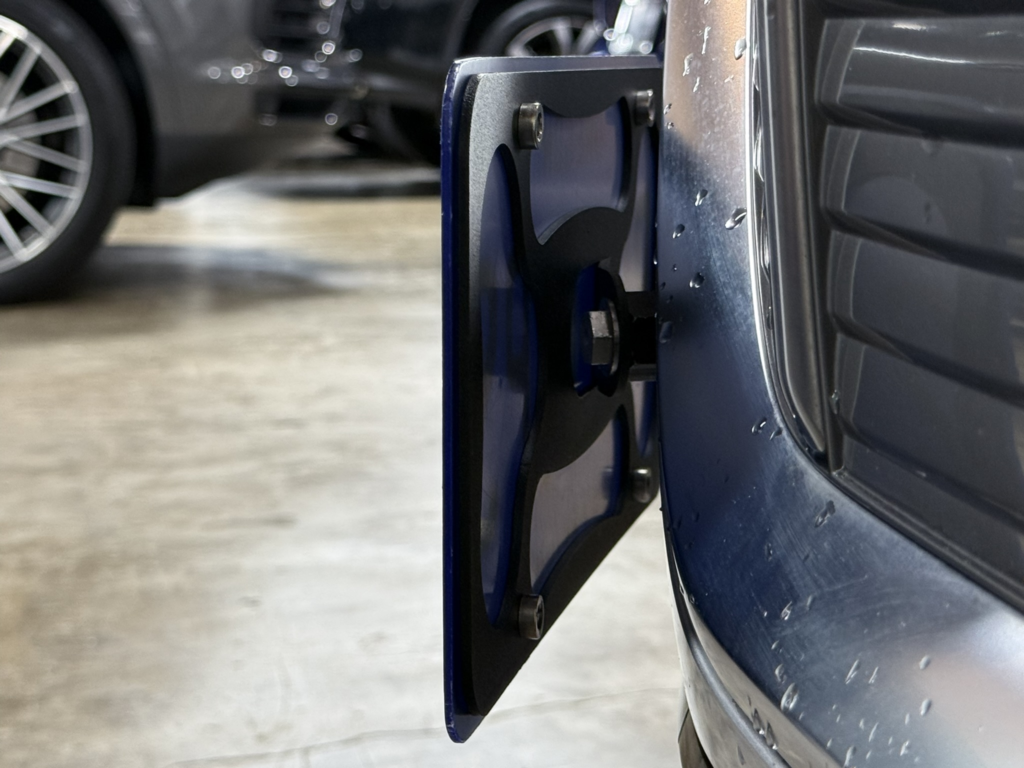 The Platypus License Plate Mount for Audi e-tron S 2022 to 2023