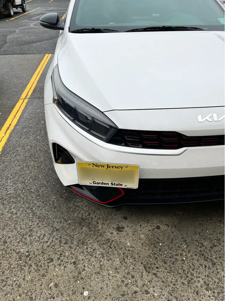 The Platypus License Plate Mount for Kia Forte 3rd gen BD 2019 to 2024