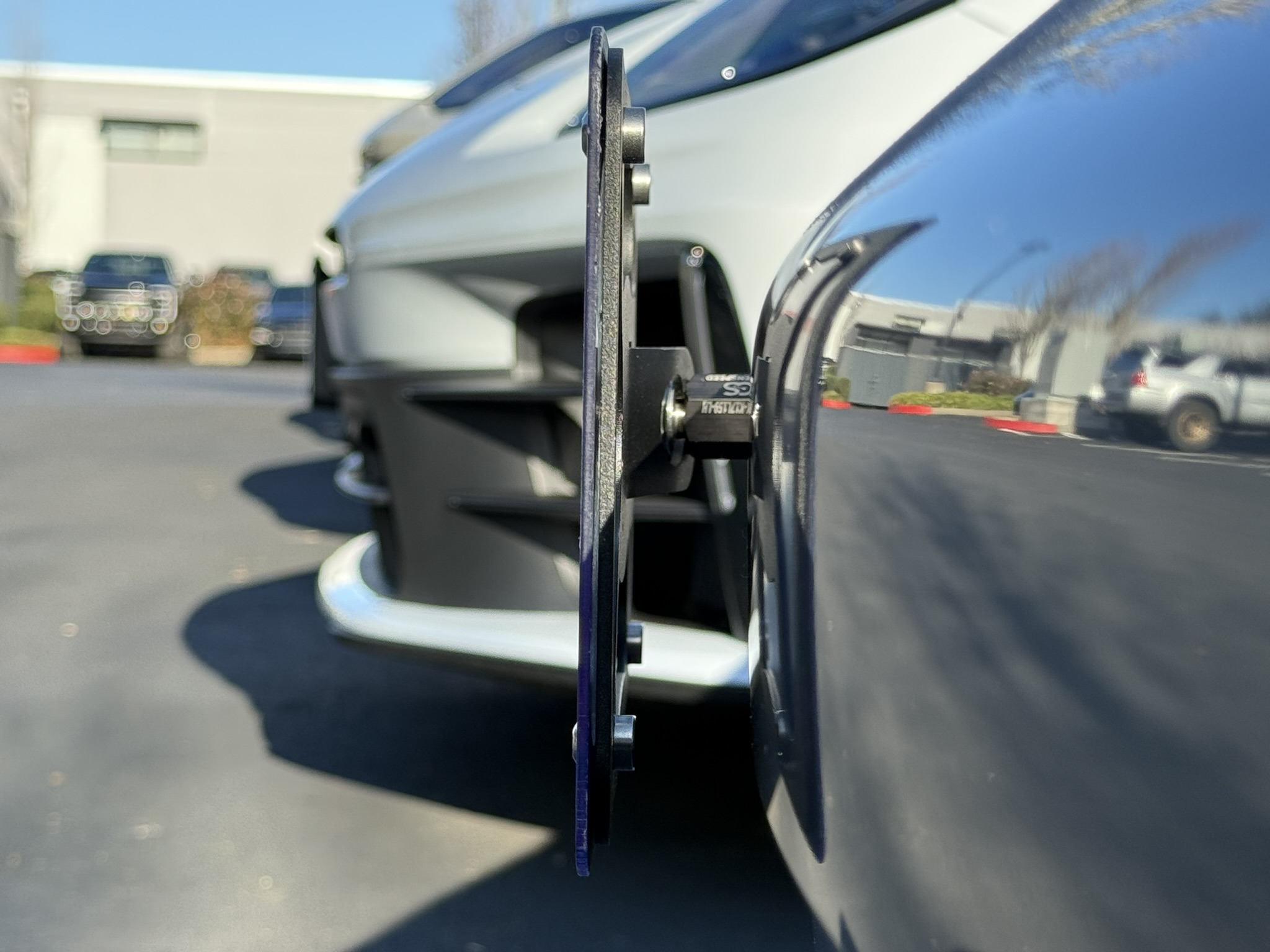 The Platypus License Plate Mount for Porsche 718 Cayman 982 2017 to 2025