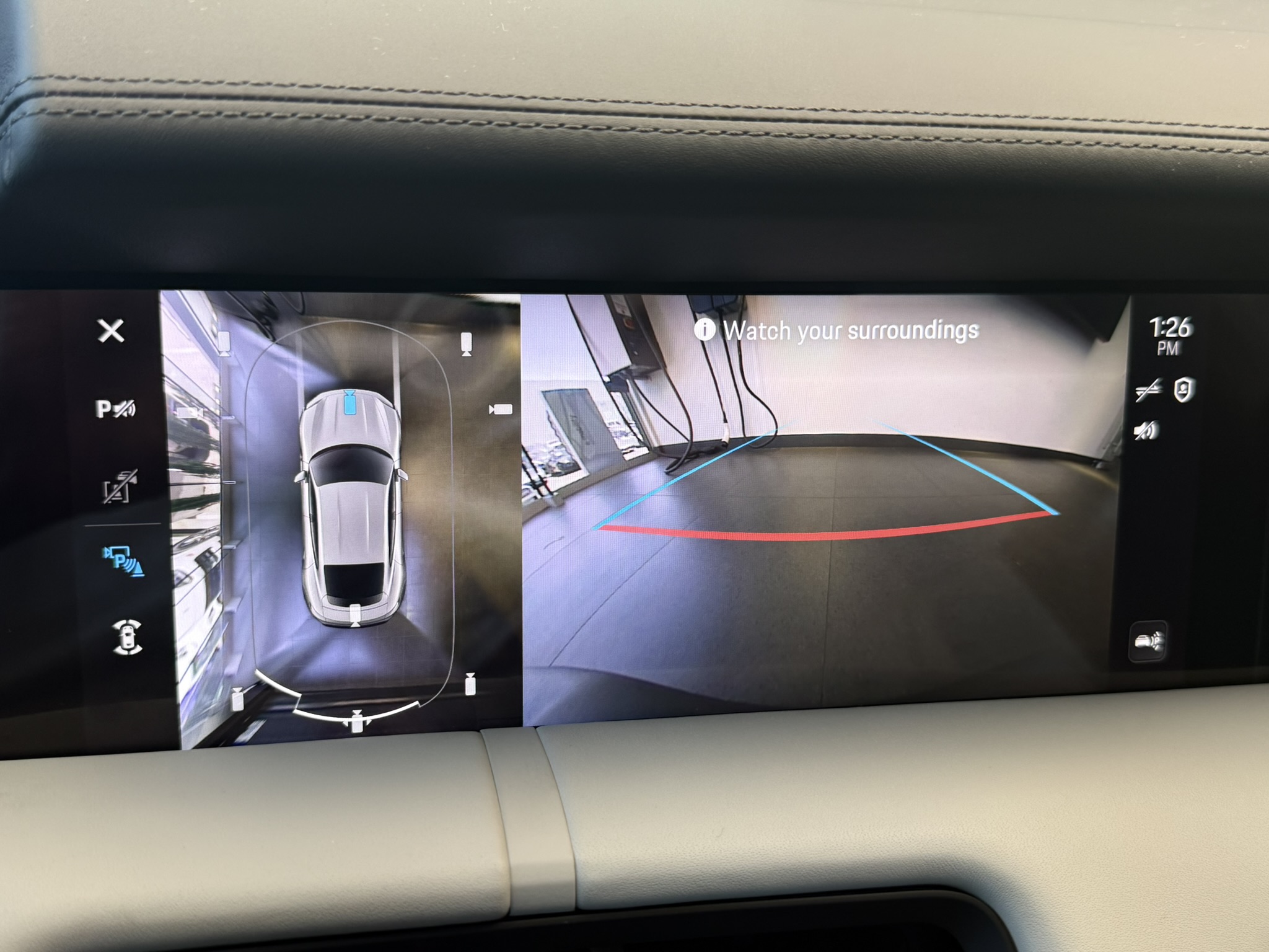 When installed correctly, the Platypus License Plate Mount should not interfere with the parking/proximity sensors. 