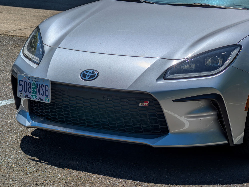 The Platypus License Plate Mount for Toyota GR86 2022 to 2024