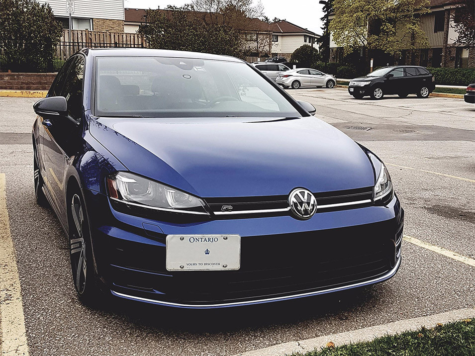 The Platypus License Plate Mount for Volkswagen e-Golf A7 Typ 5G 2015 to 2019