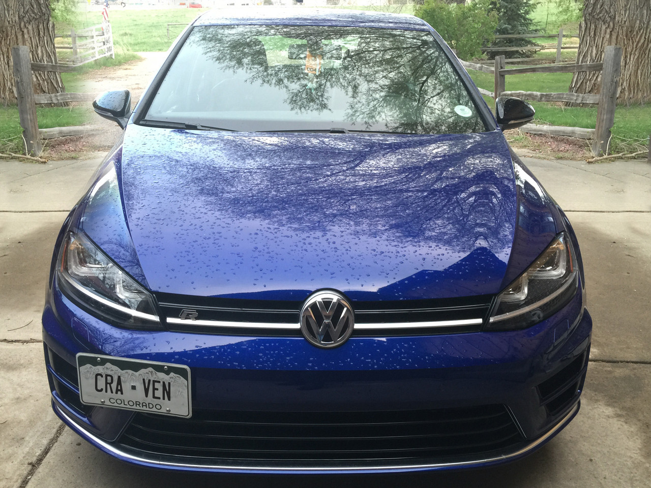 The Platypus License Plate Mount for Volkswagen e-Golf A7 Typ 5G 2015 to 2019