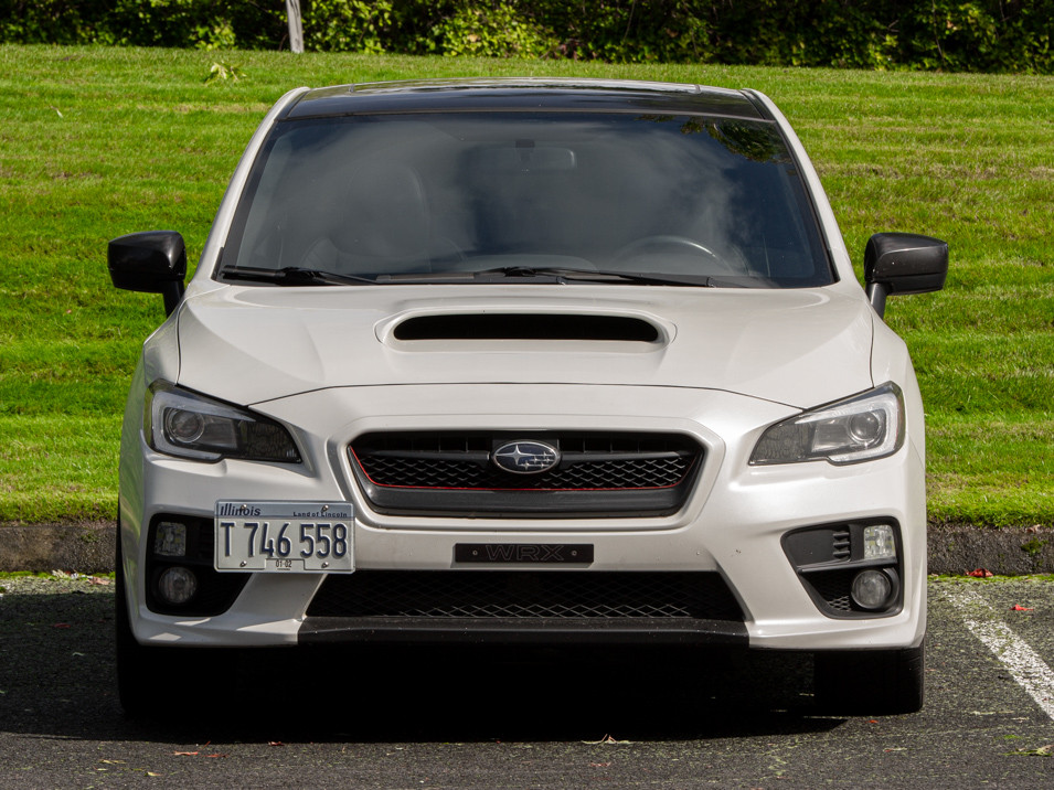 The Platypus License Plate Mount for Subaru WRX 5th gen 2017 to 2021