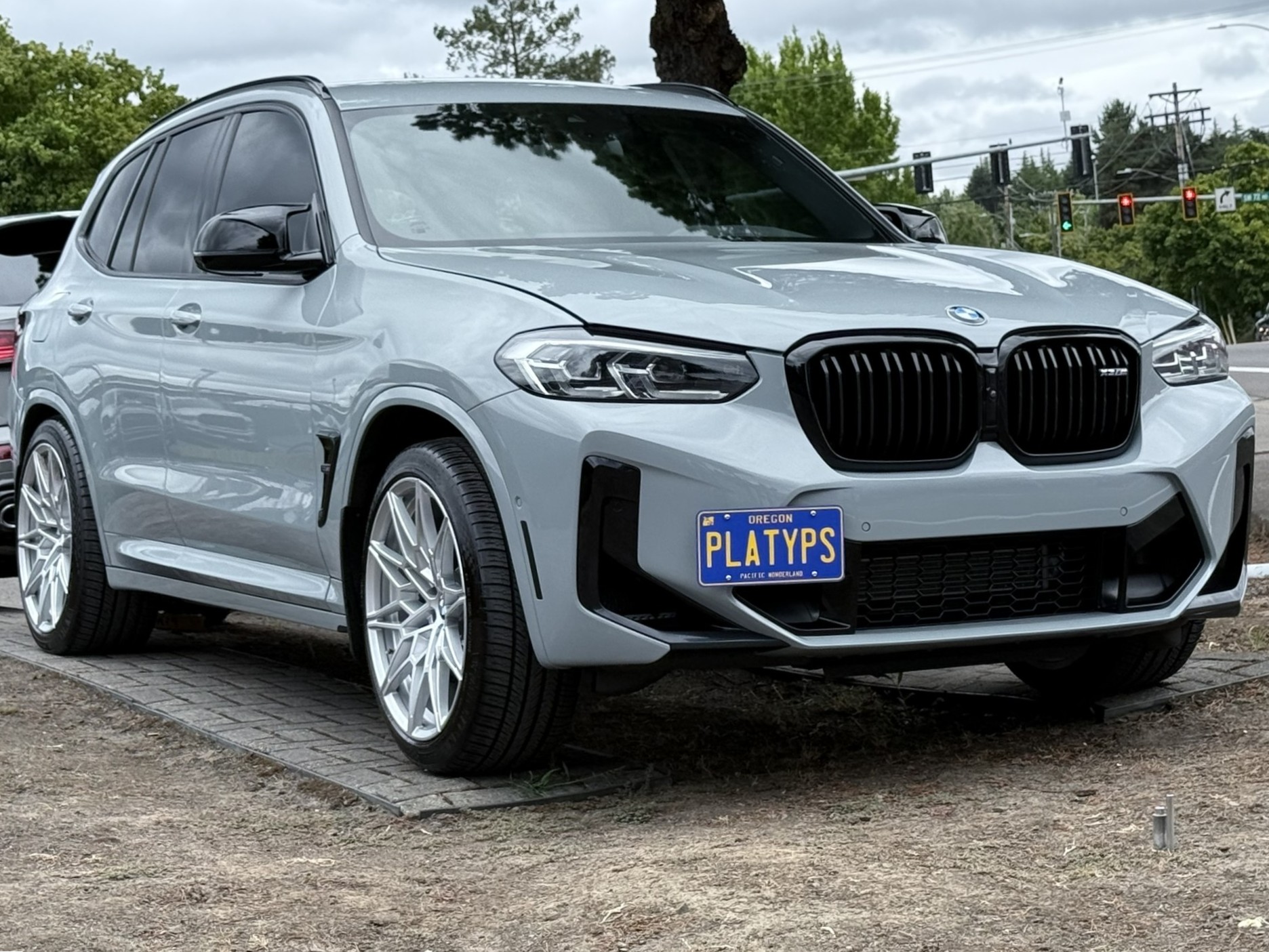 The Platypus License Plate Mount for BMW X3 G01 2018 to 2024 X3 M