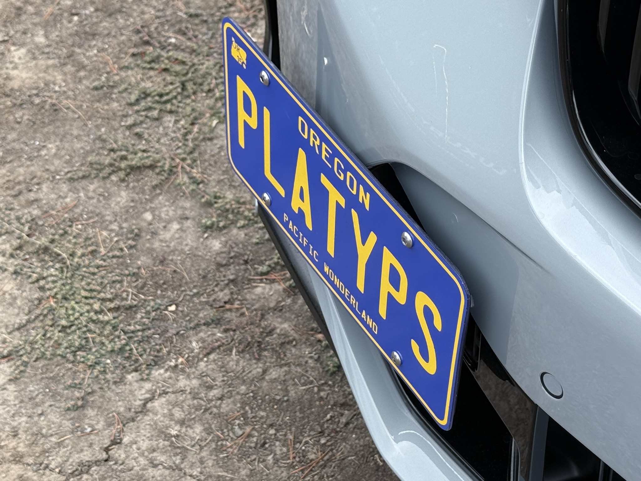 The Platypus License Plate Mount for BMW X3 G01 2018 to 2024 X3 M