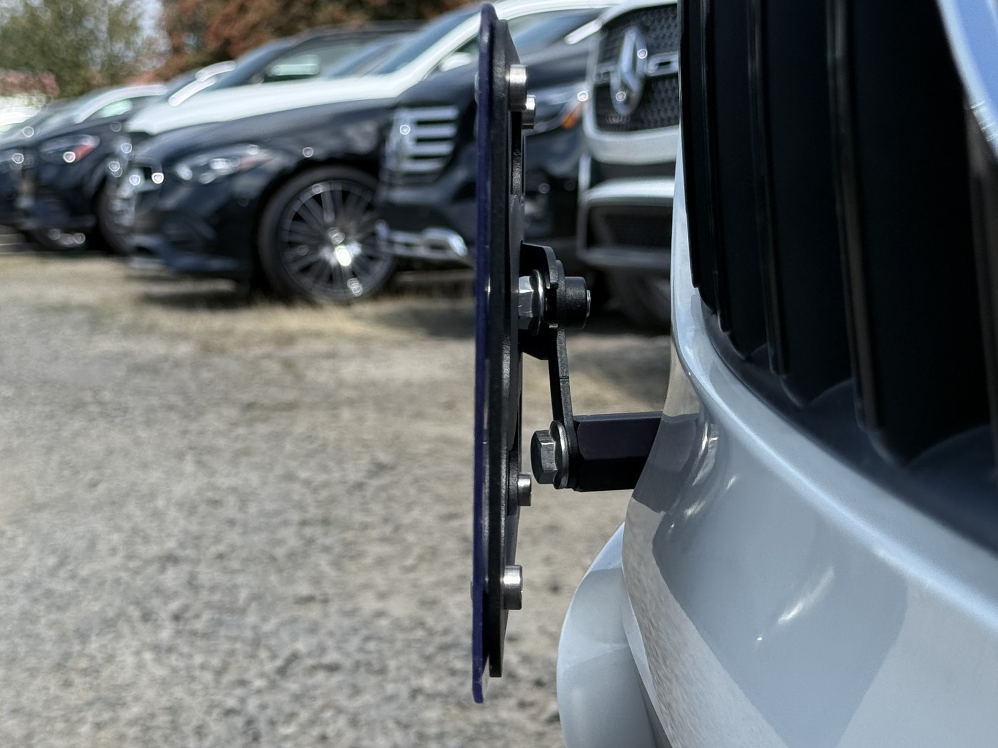 The Platypus License Plate Mount for Mercedes-Benz GLB-Class X247 2020 to 2025 2024+ (Facelift) AMG