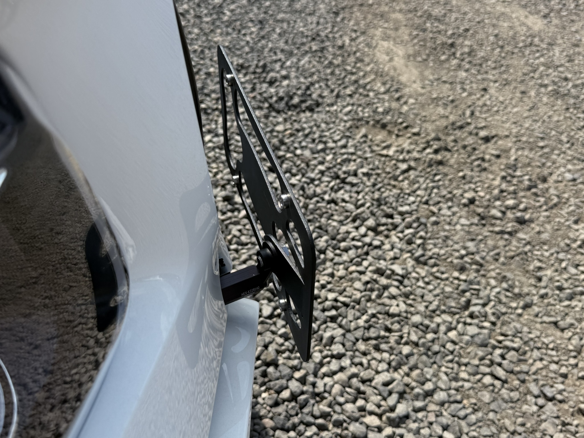 The Platypus License Plate Mount for Mercedes-Benz GLB-Class X247 2020 to 2025 2024+ (Facelift) AMG