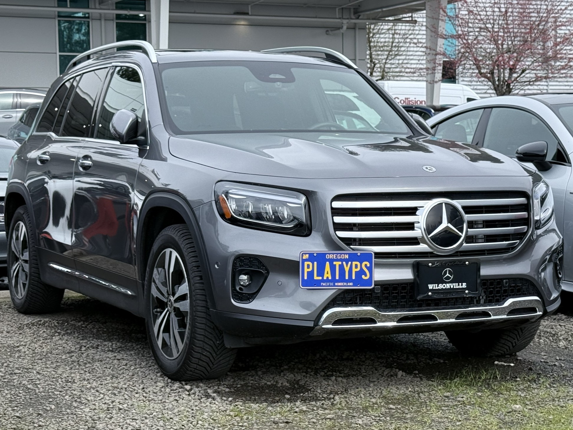 The Platypus License Plate Mount for Mercedes-Benz GLB 250 / 250 4MATIC (X247 2020 to 2025)