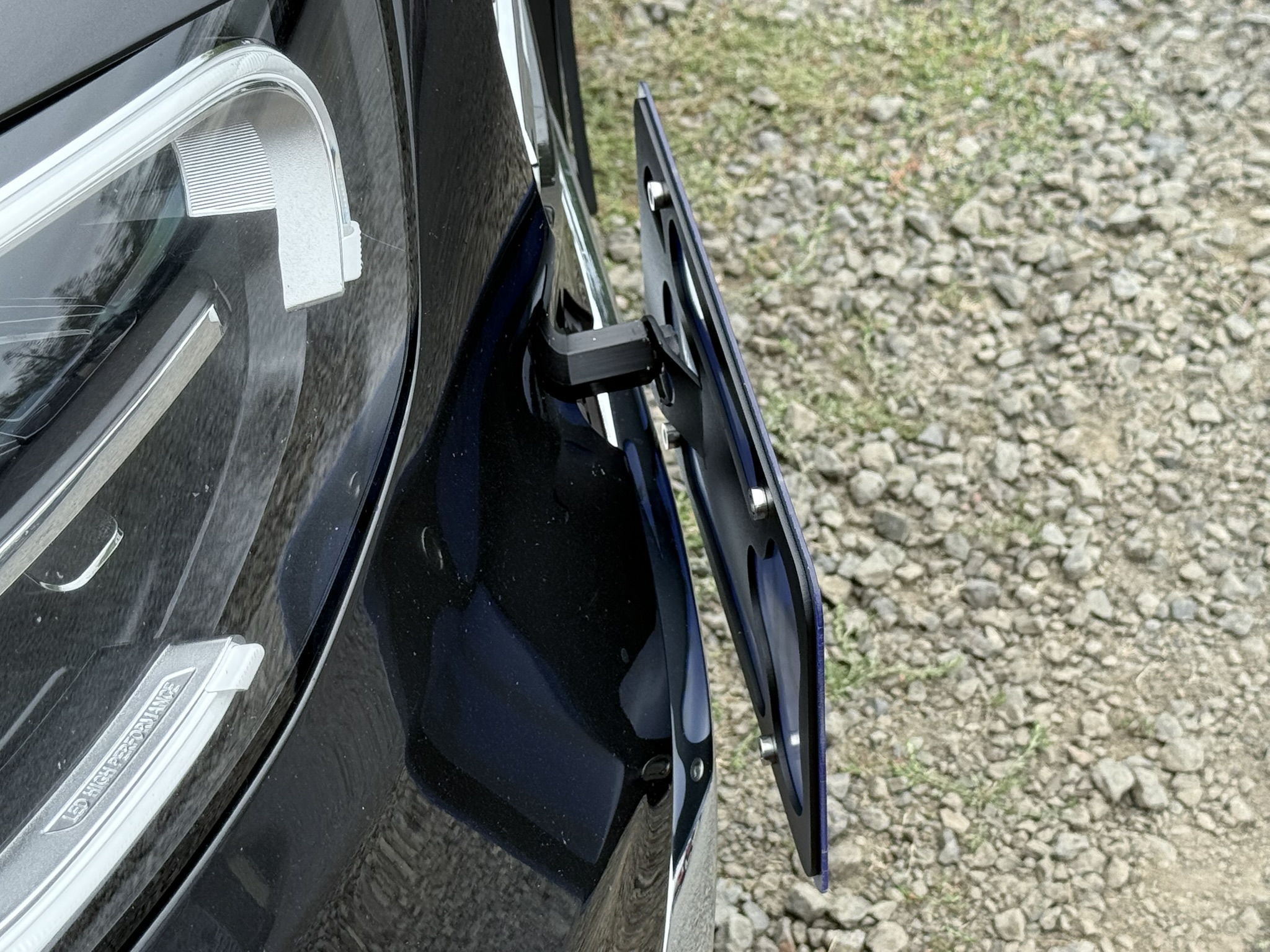 The Platypus License Plate Mount for Mercedes-Benz GLC-Class 1st gen X253 2016 to 2022 2020-2022 (Facelift) Standard