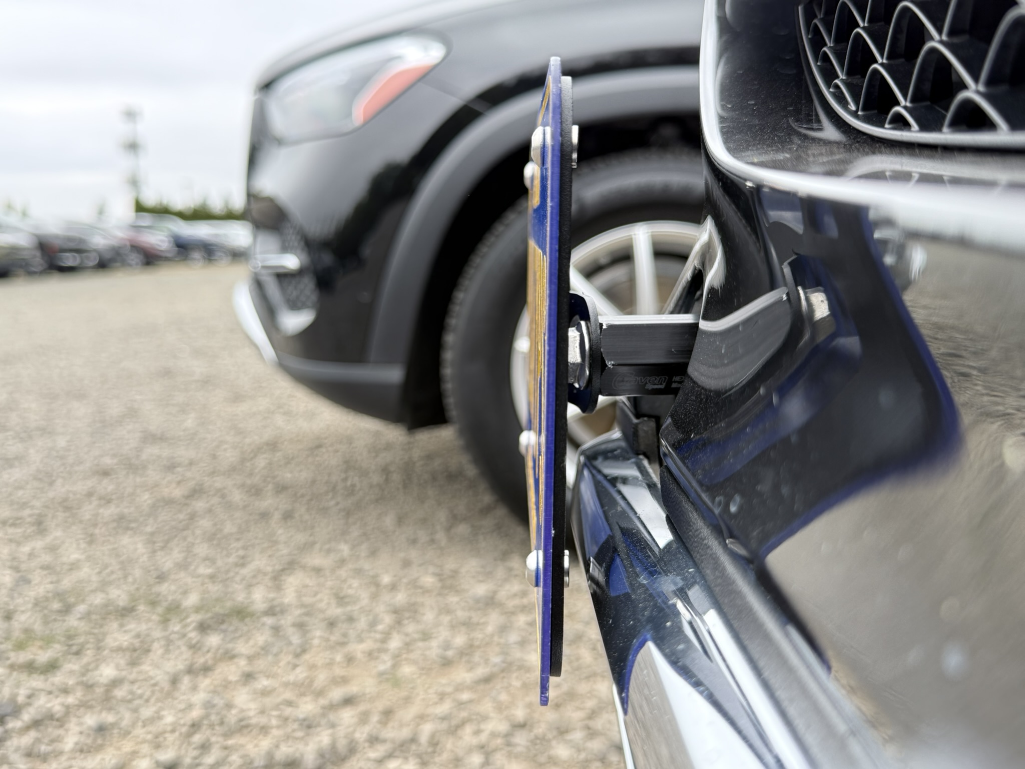 The Platypus License Plate Mount for Mercedes-Benz GLC-Class 1st gen X253 2016 to 2022 2020-2022 (Facelift) Standard