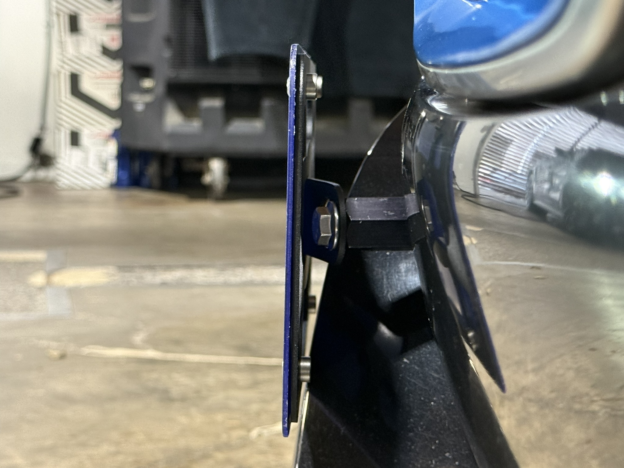 The Platypus License Plate Mount for BMW i8 I12 2014 to 2020