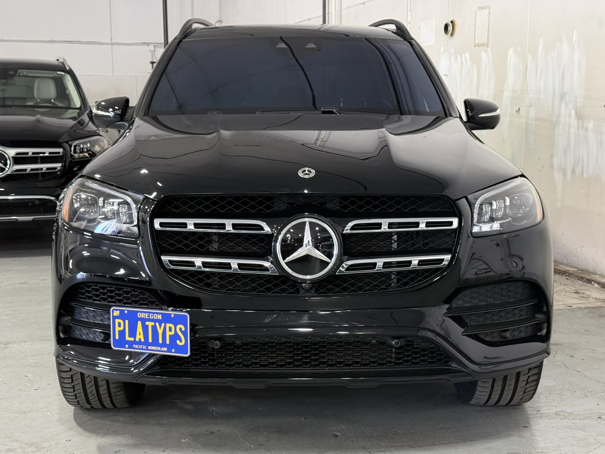 The Platypus License Plate Mount for Mercedes-Benz GLS-Class 3rd gen X167 2020 to 2026 2020-2023 (Pre-facelift)