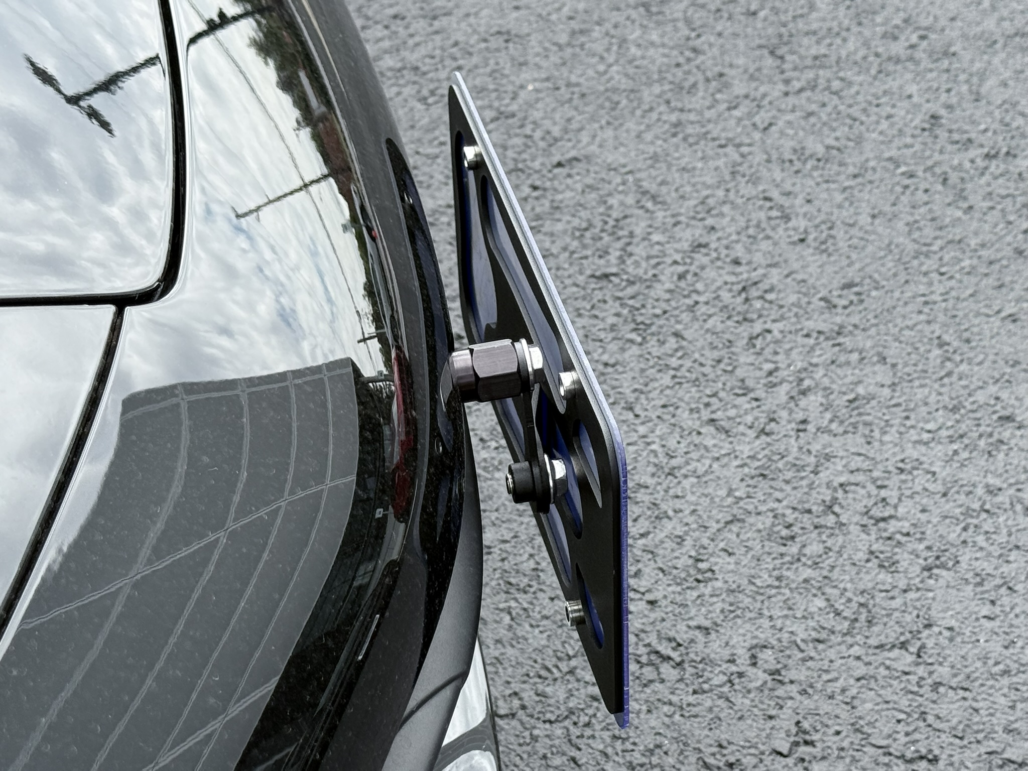 The Platypus License Plate Mount for Porsche 911 992 2020 to 2026 992.1 (2020-2024)