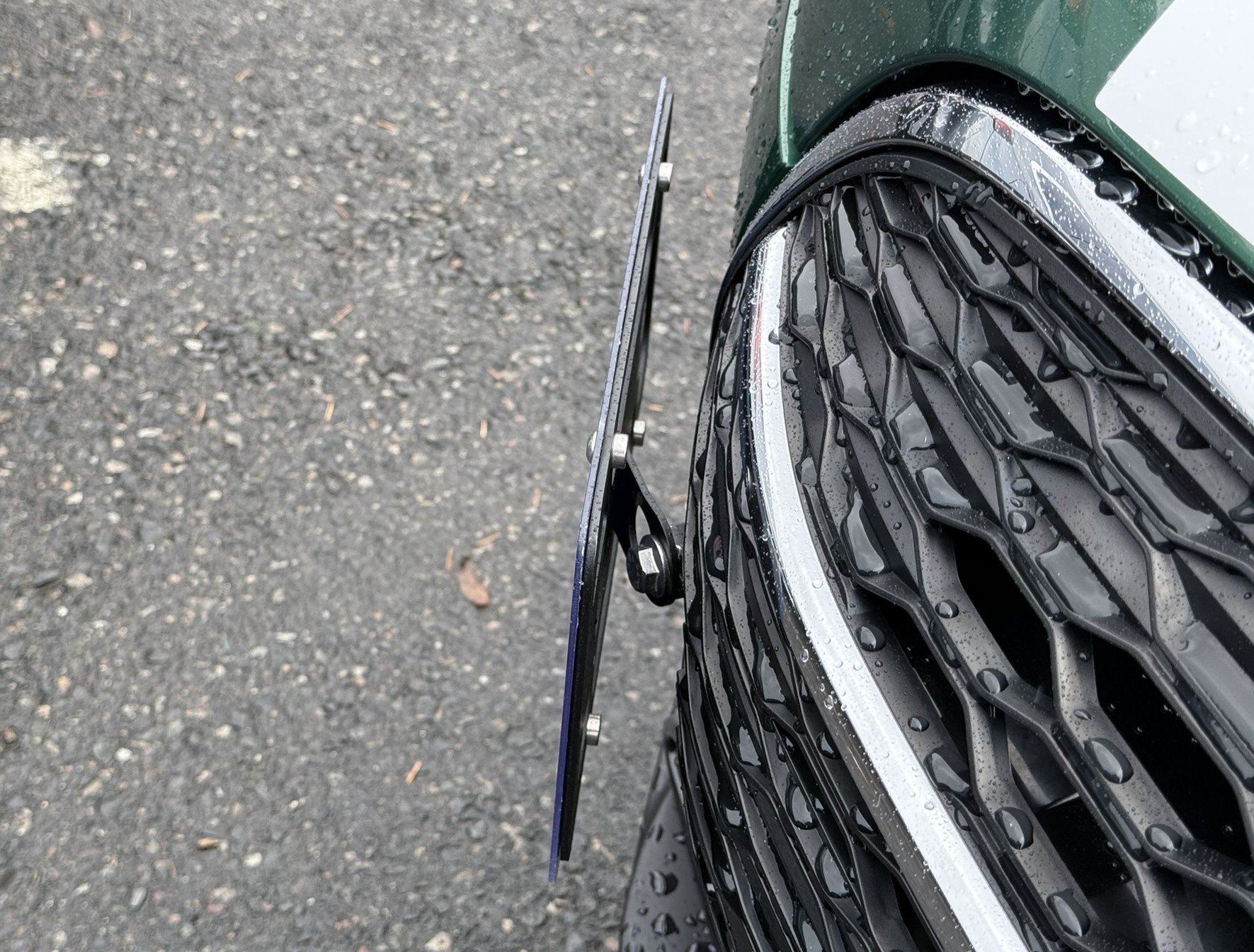 The Platypus License Plate Mount for MINI Clubman F54 2016 to 2024