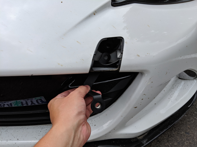 installing the extension bracket