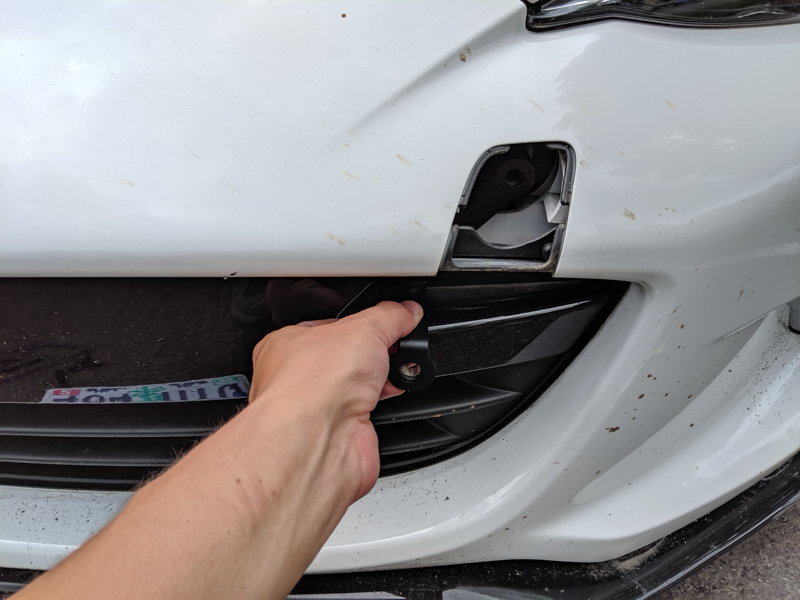 installing the extension bracket