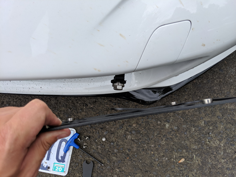installing the backplate