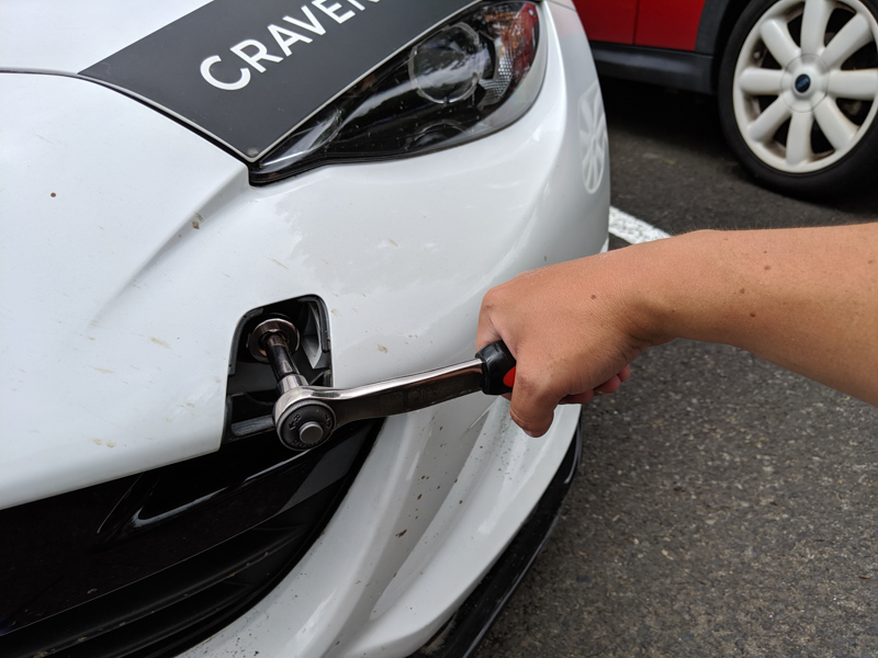 installing the hex stud