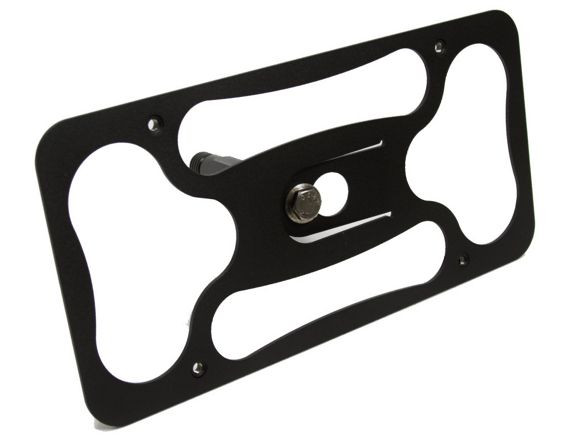 Fit 10-14 Subaru Outback Front Tow Hook Mount License Plate Relocator Bracket