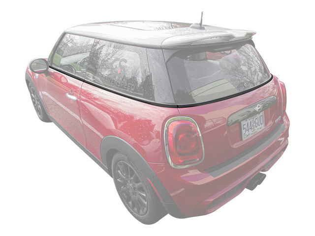SMPS2012 Mini F56 Gen 3 Belt Line Kit – Matte Black Vinyl Decal, Covers Chrome Trim, JCW Cooper S
