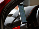 Side view of the CravenSpeed Gemini Phone Mount for FIAT.