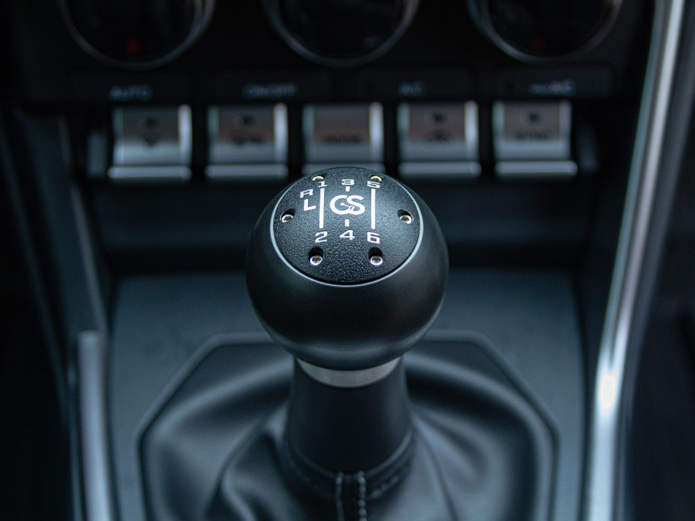 Genuine Toyota GR 86 Leather Shift Knob - Brushed Black Stainless Steel OEM Part