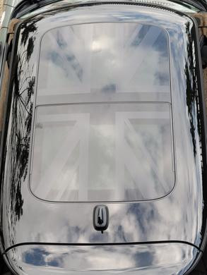 Decal Sets for MINI Cooper F55 2014 to 2024 Union Jack Sunroof Transparent Dark Gray
