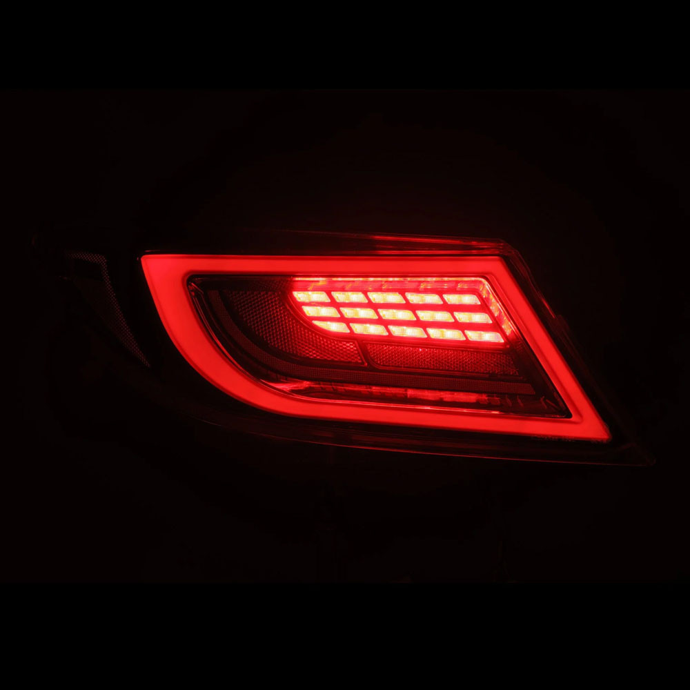 AlphaRex Luxx-Series LED Tail Lights for Subaru BRZ 2nd Generation (ZN8/ZD8) 2022 to 2024 Vivid Red