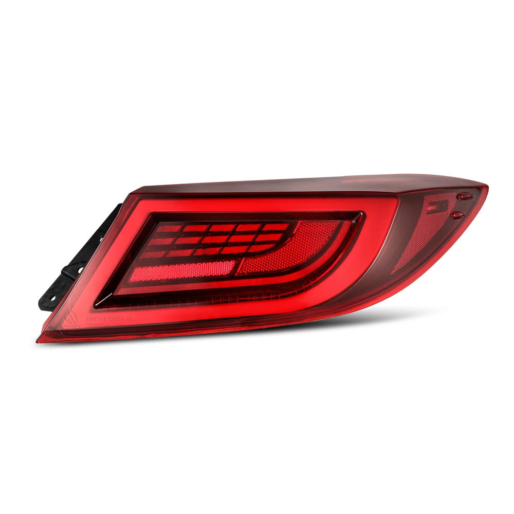 AlphaRex Luxx-Series LED Tail Lights for Subaru BRZ 2nd Generation (ZN8/ZD8) 2022 to 2024 Vivid Red