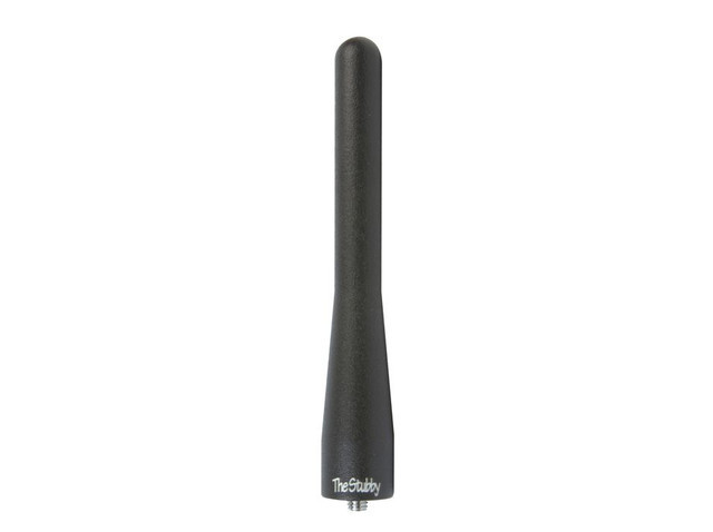 The Stubby Antenna for FIAT 500 2012 to 2019 Round Base Black