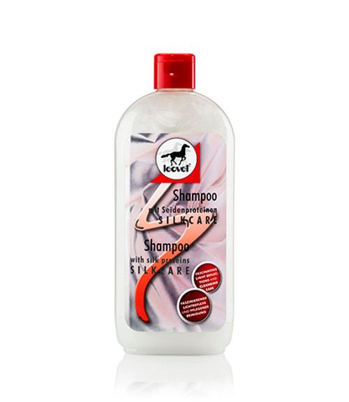 Leovet Silkcare Shampoo

Cleansing and care with silk protein.

Premium silk proteins bind with skin and hair during cleansing, thereby supporting the hair structure. Herbal substances and vitamins give lasting care.