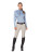 Riders will enjoy cooling coverage on hot, sunny days thanks to this shirt’s featherweight, long sleeve UPF+30 sun protection. Exclusive horse prints are designed to hide dirt, while Ice Fil® fabric works to cool skin’s surface temp by up to five degrees. A ten-inch zipper and tall collar protect the neck or allow for increased ventilation. Slimming contrast panels and feminine fit flatter equestrians, while sugar cube pockets let them flatter their steeds.