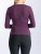 Long sleeve wrap top made in super soft lyocell blend. The V neckline has a tonal logo print all around, giving a fashionable touch to this comfortable piece.