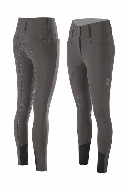 Animo Noodwill Women's Knee Grip Breeches - Grigio (Grey) Animo Noodwill Women's Knee Grip Breeches - Grigio (Grey)