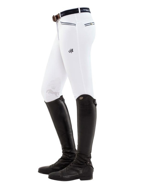 Spooks Ricarda Women's Knee Grip Breeches - white Spooks Ricarda Women's Knee Grip Breeches - white