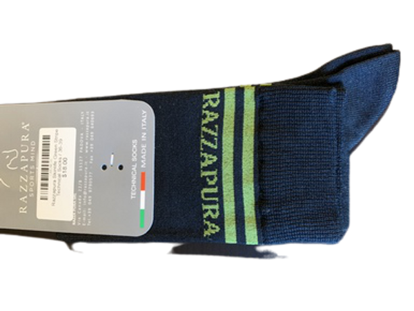 Razzapura Skinlife Green Stripe Technical Socks