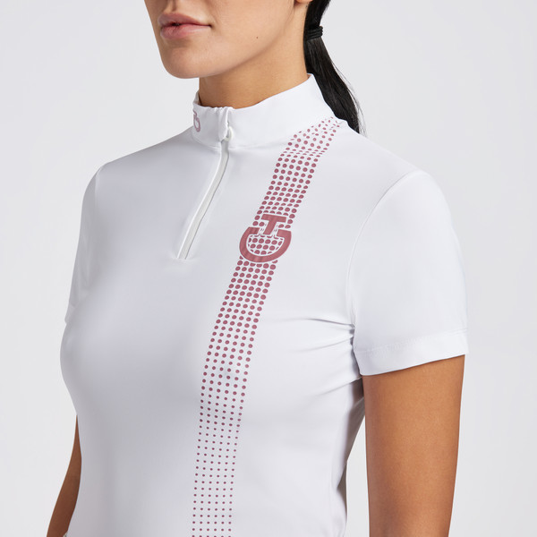 Cavalleria Toscana Women's Competition Shirt in Technical Jersey with zip