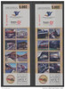 ECUADOR(2011) - Railroad Booklets-16 values-trains, stations, etc.