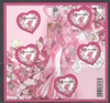 FRANCE- Emanuel Ungaro s.s- sheet of 5 pink heart shaped- 50g