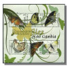 GAMBIA- Butterflies 2009- Sheet of 6