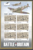 GIBRALTAR- Battle of Britain- mini-sheet of 6 (6)