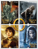 PORTUGAL (2022)-- LORD OF THE RINGS (4v & SOUVENIR SHEET)