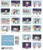 US (2015 )- Charlie Brown Christmas Booklet of 20 Forever Stamps