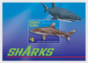 GREAT SHARK COLLECTION-- MARSHALL ISLANDS (2022)- Sharks Sheet of 4v & souvenir sheet + US (2022) Sharks Sheet of 20 (Forever) Stamps